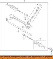 MAZDA OEM 14-18 3 Steering Gear Linkage-Outer Tie Rod GHT232280A (for: Mazda)