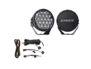 Kings 7" Lethal driving lights 12,596 lumens + Plug N Play Wiring Harness Kit