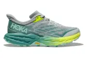 Hoka Womens Speedgoat 5 Trail Running Shoe in Mercury Trellis Size 10B