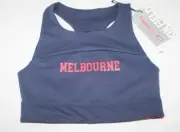 AFLW Melbourne Demons Football Racer Back Crop Top Player Issue XS/8 AFL GPS BN