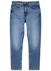 Nudie Jeans Lean Dean Slim-leg Jeans - Mid Blu - 30 (W30 / S) 30 (W30 / S)