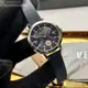 VERSUS VERSACE手錶,編號VV00386,34mm銀錶殼,深黑色錶帶款