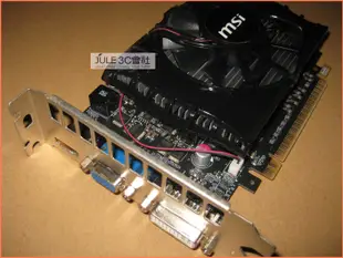 JULE 3C會社-微星MSI N730-4GD3 GT730/DDR3/4G/全固態/良品/PCIE 顯示卡