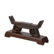 Ebony Samurai Sword Holder Stand Katana Wakizashi Rack Ancient Chinese Qin Rack