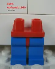 LEGO NEW Red Minifigure Hips Blue Legs (1x) 4656447 Minifigure Part 73200