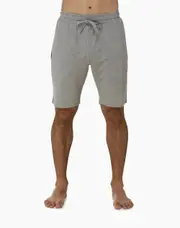 Mens Bamboozld Grey Jersey Bamboo Cotton Sleep Shorts PJS Pyjamas