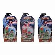 Legends of Akedo HOLIDAY ATTACK Mini Battling Action Warriors COMPLETE SET OF 3