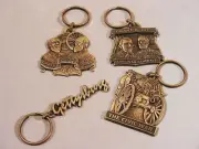 American Civil War Key Chains: Gettysburg or Grant &Lee or Cannon