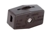 Brown Inline Rotary Cord Switch for 18/2 SPT-1 Lamp Cord SPT-1 Cord