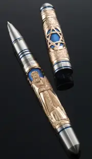 Grayson Tighe Moses with the 10 Commandments Fountain Pen Exclusive #1/1(Gold)