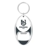 333575 PENRITH PANTHERS 2022 NRL BACK TO BACK PREMIERS BOTTLE OPENER KEY RING