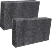 SUPVOX 2pcs Cuttable Black Foam High Density Foam for Packing Cases Tool Boxes Crafts Protection Versatile Use Inserts