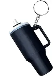 [OLIREW] Kawaii Mini Cup Keychain Accessories,Key Purse Handbag Charms for Women,Cute Keychains School Bag Key Ring for Girl