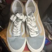 VANS Old Skool Classic Men 5.5 Gray Pony Hair Sneaker Women 7