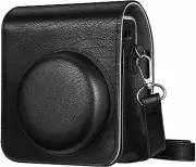 Case for Fujifilm Instax Mini 40 Instant Camera Vegan Leather Bag Cover + Strap