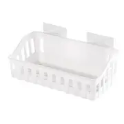 2Pcs Kitchen Bathroom Wall Storage Shelf Hanging Rack Corner Basket Holder Organizer Wall-mounted Storage Basket Organizer