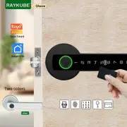 Smart WIFI Electric Fingerprint Password Door Lock Handle