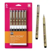 SAKURA Pigma Micron Fineliner Pens - Archival Black Ink Pens - Pens for Writi...