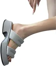 [ZIRIA] Platform Sandals Casual Hemp Wedges Slippers Female Thick Sole Open Toe Outdoor Beach Walking Shoes