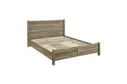 King Size Bed Frame Natural Wood like MDF in Oak Colour