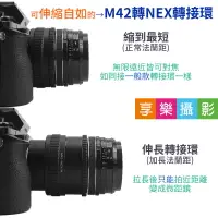 在飛比找樂天市場購物網優惠-【199超取免運】[享樂攝影]【M42 - SONY NEX