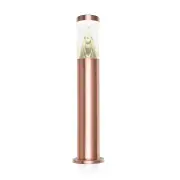 PORTUS Garden Bollard Light 6W Round Copper 3000K IP67 H500mm Anti-Glare 620LM