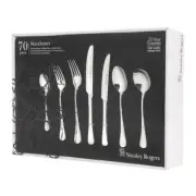 NEW STANLEY ROGERS 70 PIECE MANCHESTER CUTLERY GIFT BOXED SET Fork Knife Spoon