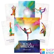 YOGA WISDOM ORACLE CARDS DECK BLUE ANGEL BY ANTHONY SALERNO DAILY PRACTICE NEW