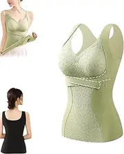 [JINEKU] Bra-Free Shaping Heated Vest, Hourglass Sculpting Self Heating Vest, Ionic Shaping Vest for Women Tank Top