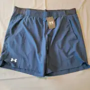 Men's UnderArmour Shorts, Blue, Large, New With Tags, MSRP $50