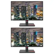 Lenovo ThinkVision T24i 24inch 1920 x 1080 Full HD Widescreen LCD Monitor, 2Pack