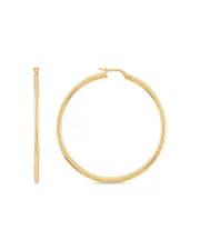 Alberto Amati 14K Yellow Gold Skinny Hoop Earrings