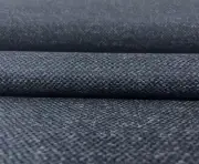 3 yds Herman Miller Bellano Atlantic Blue Woven Wool Upholstery Fabric 1AX06
