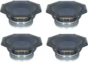 4x B&C 8FMB51 8 Ω LF Drivers Speakers 8" Woofer 250W to 500W Sensitivity 96.5 dB
