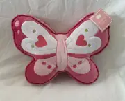 Amelia Butterfly Decorative Pillow 16" x 12" NWT
