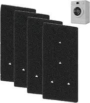 Gobesty Pack of 4 Dryer Filters Replacement for Bauknecht Privileg Whirlpool HX 481010716911 Dryer Heat Pump Dryer Sponge Filter Mat Condenser Dryer 230 x 115 x 14 mm