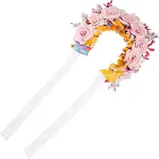 ULDIGI Flower Headband for Soft and Comfortable Hair Accessory Adorable Floral Design for Newborn Photoshoots Lightweight Stylish Headband Girl Hair Band