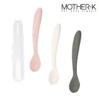 在飛比找蝦皮商城優惠-【韓國MOTHER-K 】鉑金矽膠湯匙附攜帶盒｜亮童寶貝