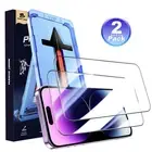 MAGIC JOHN 2Pack for iPhone 11 Pro Max 6.5 inch Tempered Glass Screen Protector