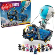 Fortnite Battle Bus Set 77073 with 9 Minifigures Vehicle Toy for Kids Age 10+