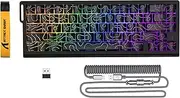 MAMBASNAKE X68 PRO HE Rapid Trigger Magnetic Keyboard,60% Wireless Gaming Keybaord with 8KHz Polling Rate, Hot Swappable RGB Backlit, 0.1mm RT Accuracy for MOBA/FPS/RTS-Black Contour