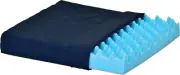 NOVA Convoluted Foam Egg Crate 3" Cushion with Cover for Chairs 18"x16"x3"