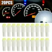 T5 White 58 74 Dashboard Gauge COB SMD Flood LED Wedge Dash Panel Bulbs Lights (for: Isuzu)