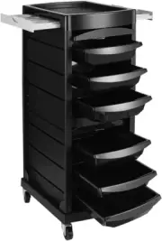 Salon Trolley Salon Storage Cart Hairdressing on Wheels Salon Tool Lockable Beau
