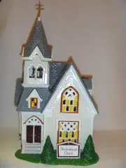 Dept 56 SV "Meadowbrook Church" building, NIB, Retired, 55349