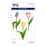 Spellbinders Tulip Trio Etched Dies from the Tulip Garden Collection by Simon Hurley