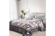 Bedding King Super Soft 4kg Queen/King Mink Blanket - Classic Cozy Plaid