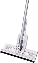 DOLANX Sponge Mop with Water Squeegee Eco Friendly Degradable Mop Pad