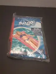 Bestway H2O Go! Deluxe Inflatable Pink Air Mat Pool Float 64"x24"x7"