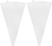 ULTECHNOVO 1set Reusable Pastry Bags Cake Icing Decorating Bags for Easy Frosting Material Lightweight Design for Baking Enthusiasts 2pcs